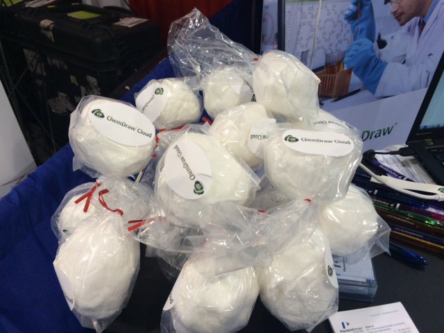ChemDraw's tweet photo. If it wasn't for all the folks checking out #ChemDraw16 &amp; #ChemDrawCloud - Booth 1020 would float away!  #ACSPhilly https://t.co/IsvIATnXbQ