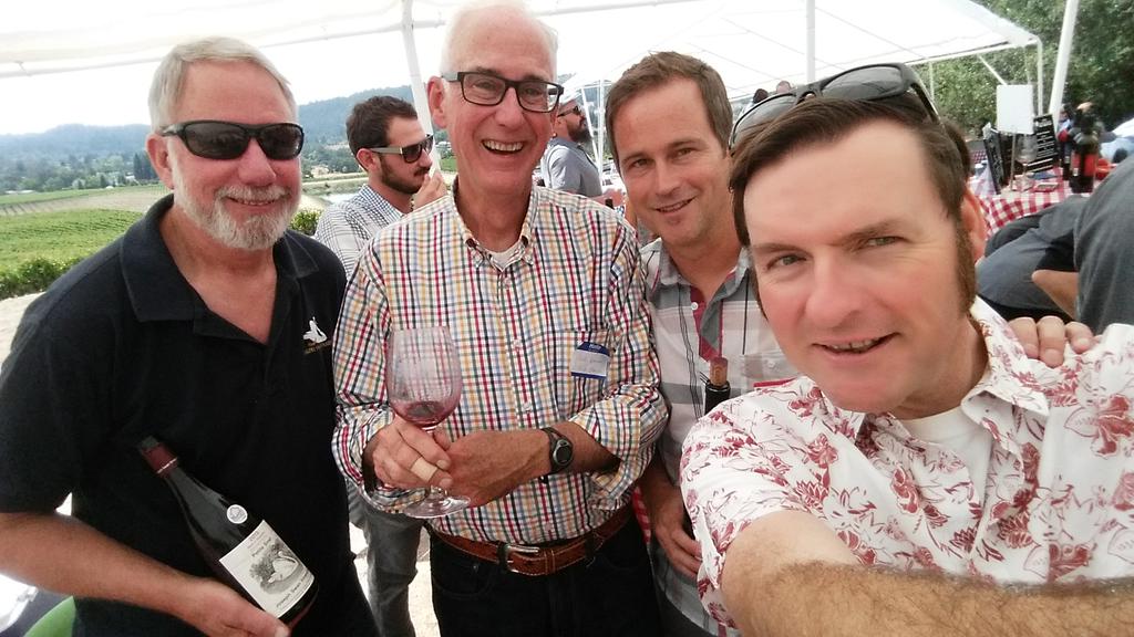 SawyerSommelier's tweet photo. Celebrating fine #wines of #KickRanch & #FountainGroveAVA w/ @JosephSwanWines #OverlandWines @PeaceLandWines @SommJ https://t.co/wIBNQGvt0S