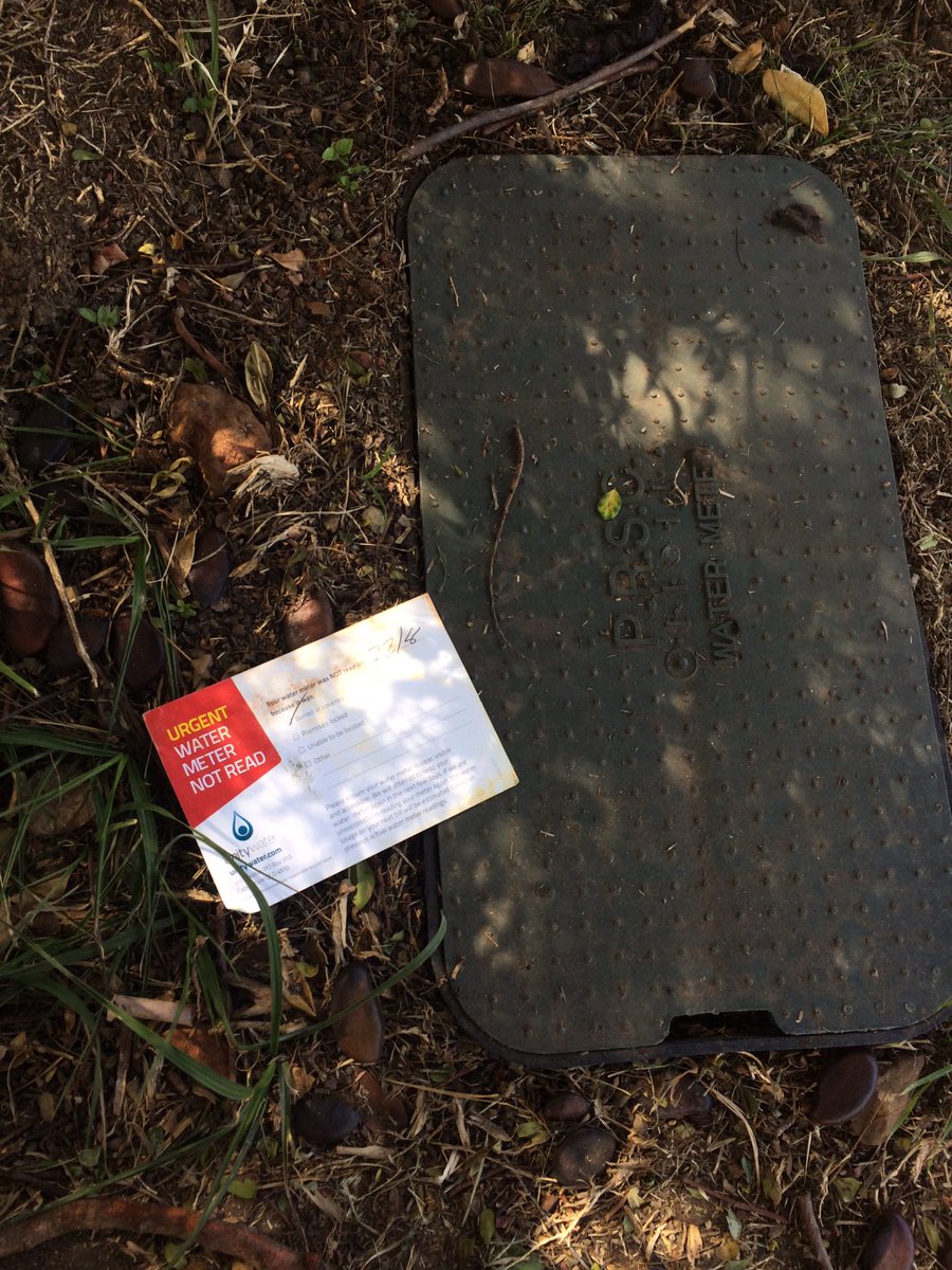 haaaaayleigh's tweet image. &apos;Water meter not read: covered or buried&apos; REALLY?? A STICK GOT IN YOUR WAY?! #unitywater #moretonbay #smartstate