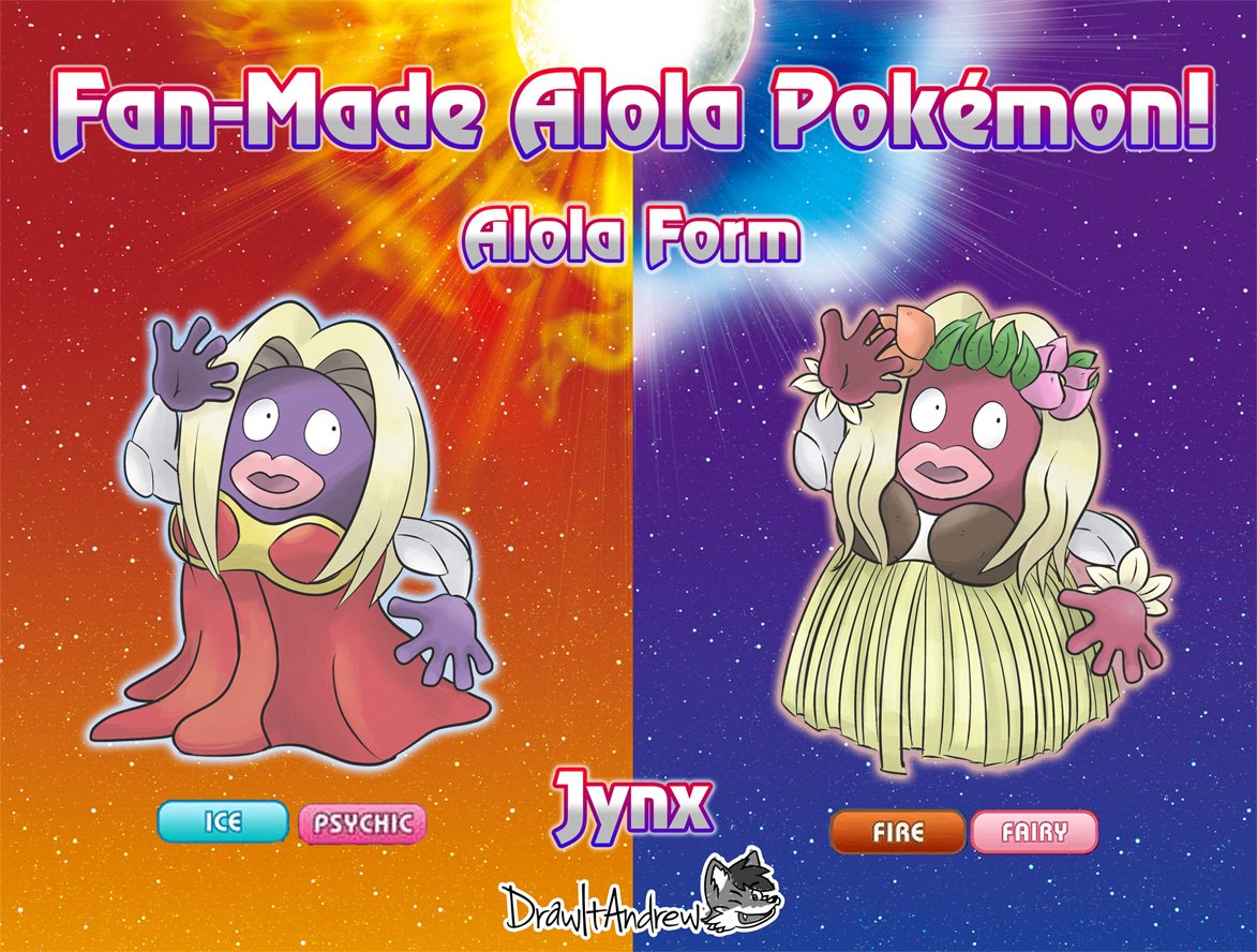 Rafabema on X: Jynx Alola Form Revealed! #PokemonSunMoon #pokemonsolyluna # pokemon #pokemongo #jynx #alolaform #pkmn #nintendo   / X