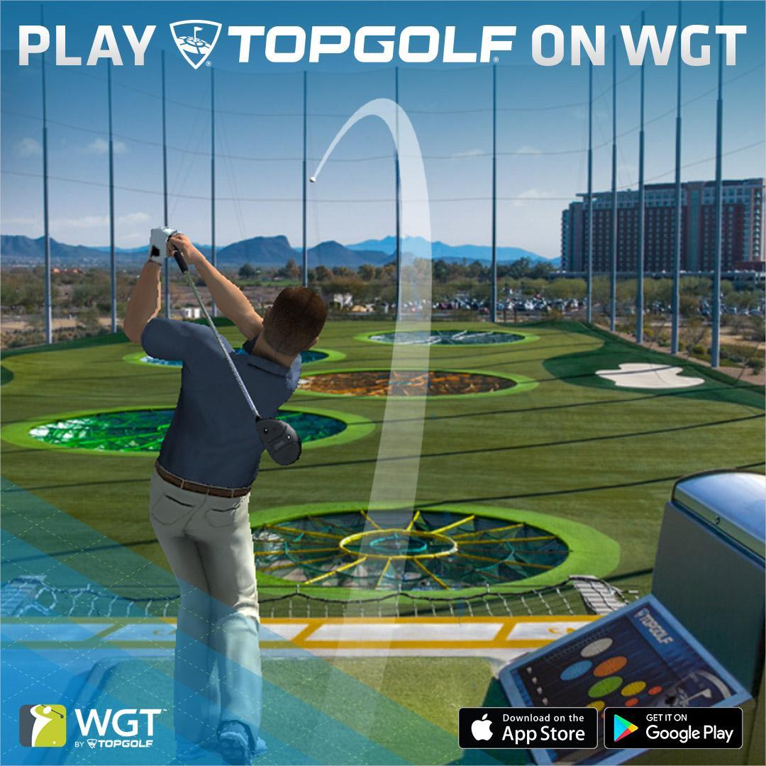 TopgolfArizona's tweet photo. Didn't make it to #Topgolf this weekend? Cure your withdrawals &amp; play by downloading the @wgt app! #EvolutionOfPlay https://t.co/MGYPJyAzRV