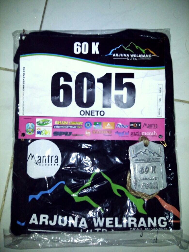 Selamat suhu lemri udh finish strong di AWU 60k. Selamat juga buat teman" yg udh finish dgn keren! #NdosAWU