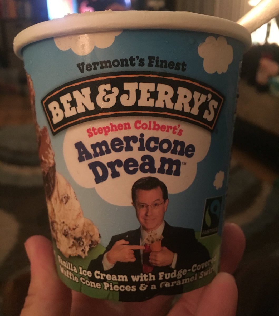 KrhsChorus's tweet photo. Mixed Choir: After some of your ice cream flavor recommendations, I tried American Dream! I give it a solid B+ https://t.co/ZBORVus1fb