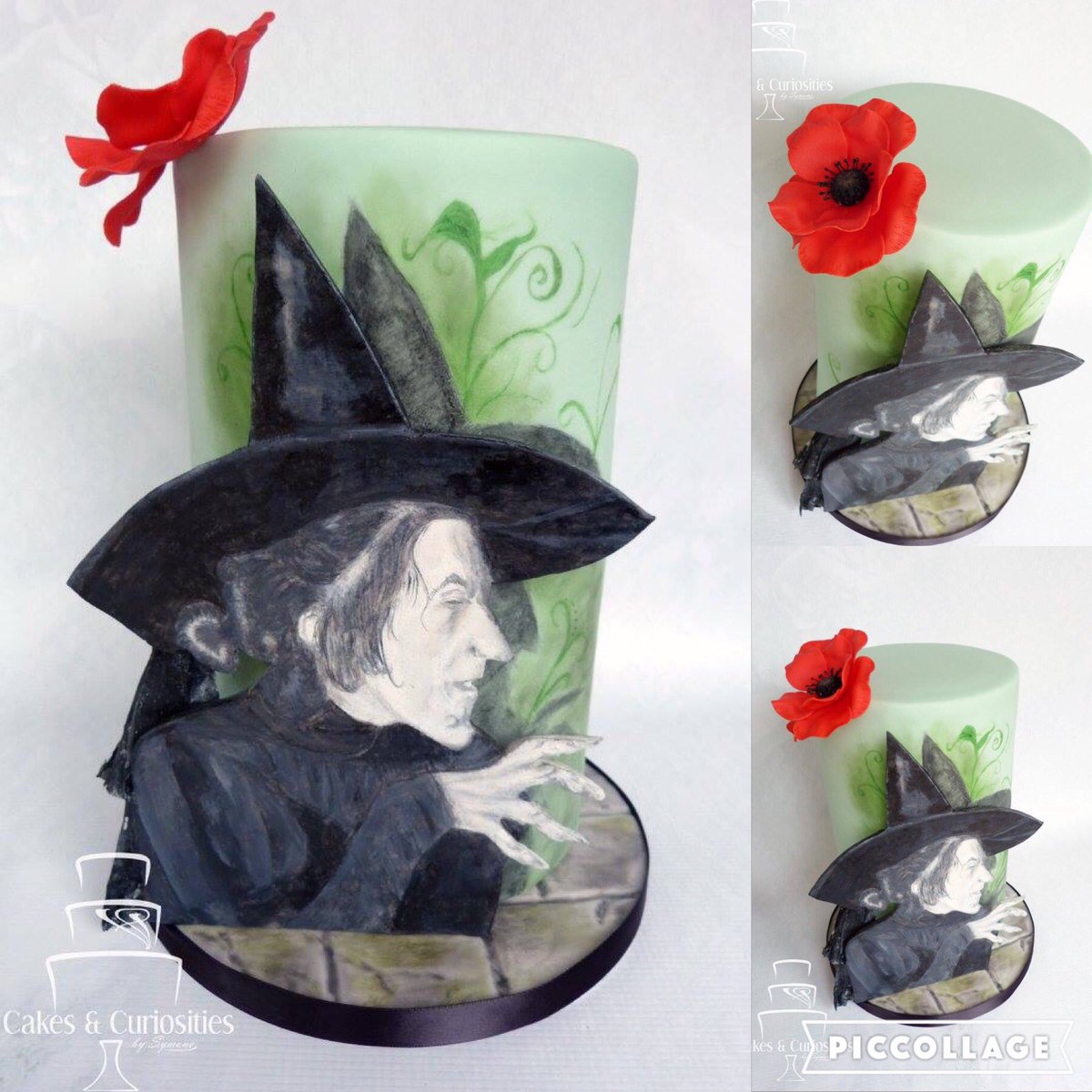 #cpcozcollaboration #cpc #WizardOfOz #wicked #wickedwitchofthewest #cakedecorating #collaboration #poppies