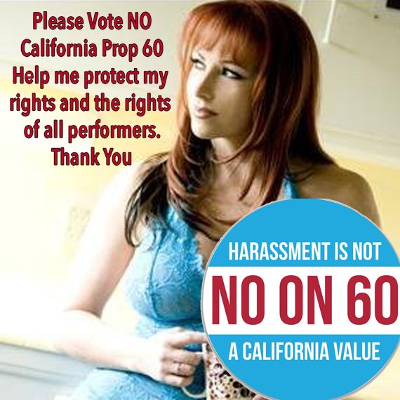 A HUGE thanks to @therealJuliaAnn for creating awareness on #Prop60 ...Pass the message on. #VoteNoOnProp60<a class="tags" href="/tag/therealjuliaann">@therealjuliaann</a><a href="/tag/prop60"class="tags"><span>#prop60</span></a><a href="/tag/votenoonprop60"class="tags"><span>#votenoonprop60</span></a>