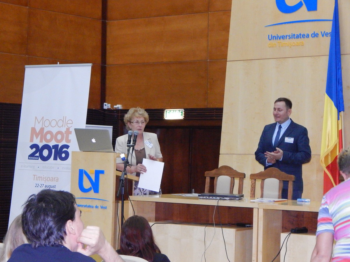 mihai_agape's tweet photo. MoodleMoot România 2016 at Universitatea de Vest Timișoara - Official opening ceremony #MMRo16 https://t.co/1wPgw8lJ2l