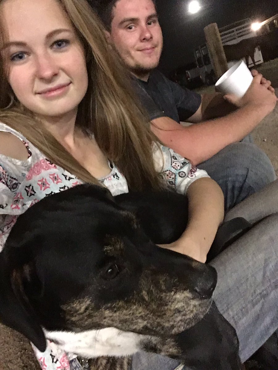 chey_barnett_'s tweet photo. Saving a pound puppy is the best decision we've ever made ππ #PrincessJewel #Catahoula https://t.co/HfhmeGSKZr