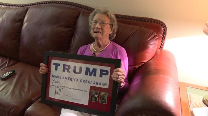 ScottPresler's tweet image. 92-year-old woman registers to vote for first time ever for @realDonaldTrump 

washington.cbslocal.com/2015/08/04/bea…

#Trump2016