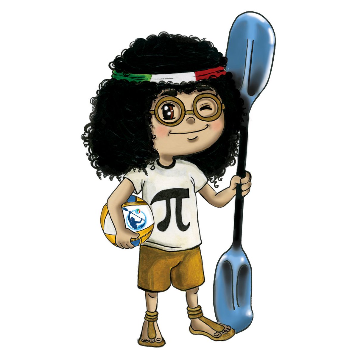 Here’s DINO, Archimedes heir, official mascot of the Canoe Polo World Championships 2016!

Ciao DINO!!!!