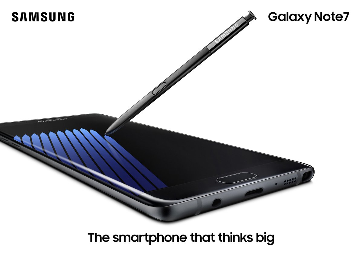 SamsungMobileSA's tweet photo. We have designed the Galaxy Note7 to think as big as you do. Follow us to receive updates &amp; more information. https://t.co/Wv1TGCvGmn