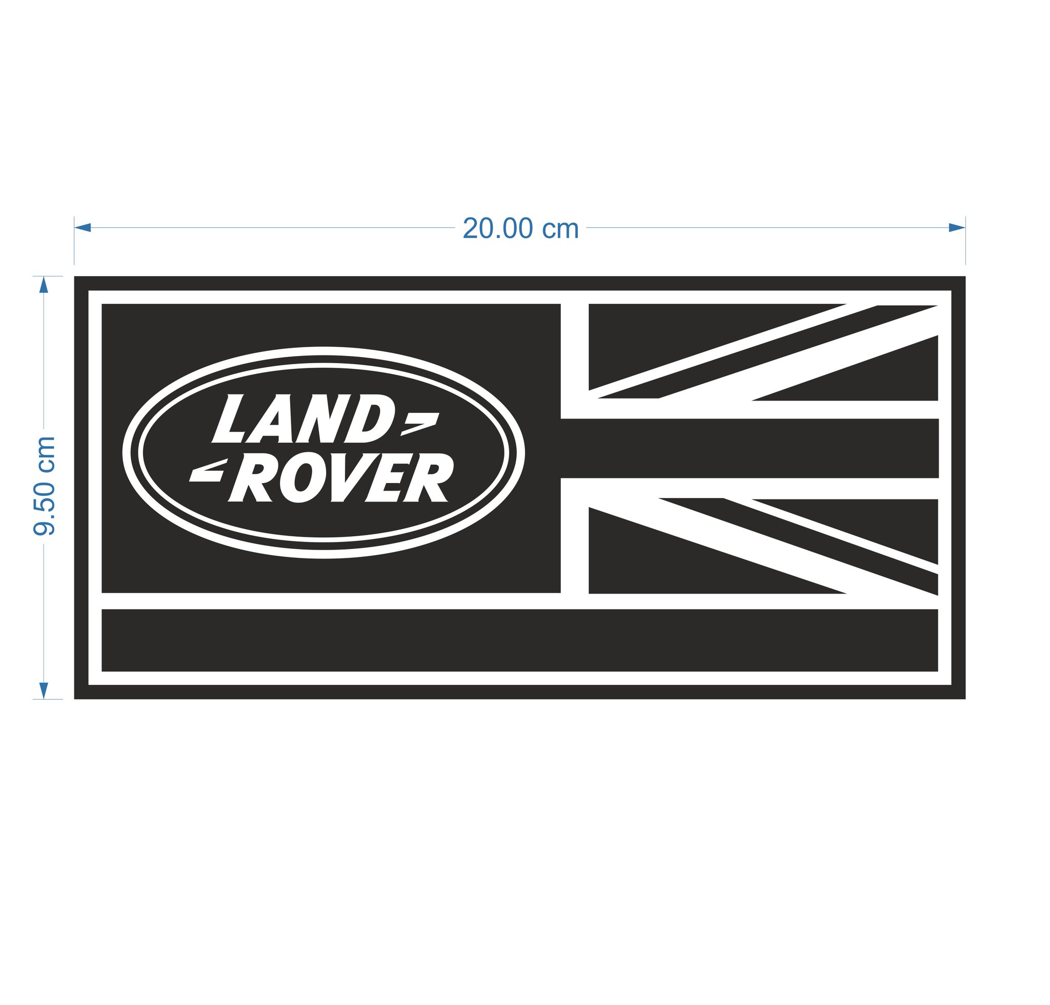 Land Rover Defender Seitenstufen 90 glänzend schwarz Union Jack in
