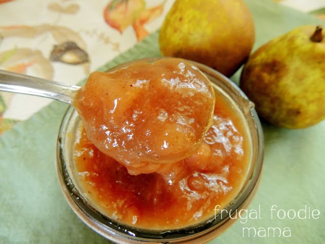 frugalfoodiemom's tweet image. Start getting in fall mode now w/ this #SlowCooker Spiced Pear Butter&amp;gt;&amp;gt; bit.ly/2bGVjYg #pears #recipe