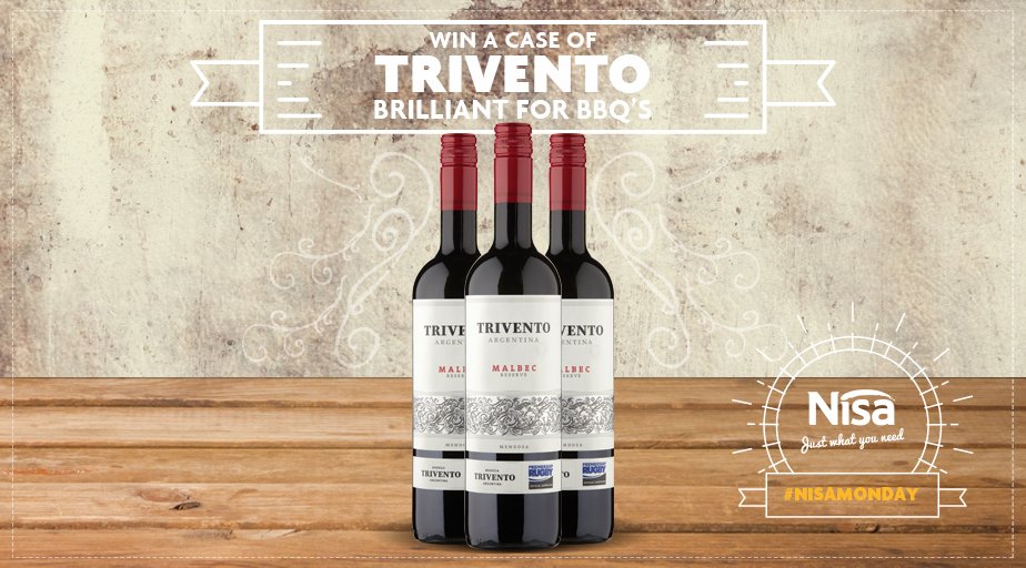 NisaLocally's tweet photo. #NisaMonday 🍷 WIN a case of @Trivento, the UK's no.1 Malbec! To ENTER, RT+FOLLOW. T&amp;Cs: https://t.co/kodDZWZQiL https://t.co/XHlW8A217W