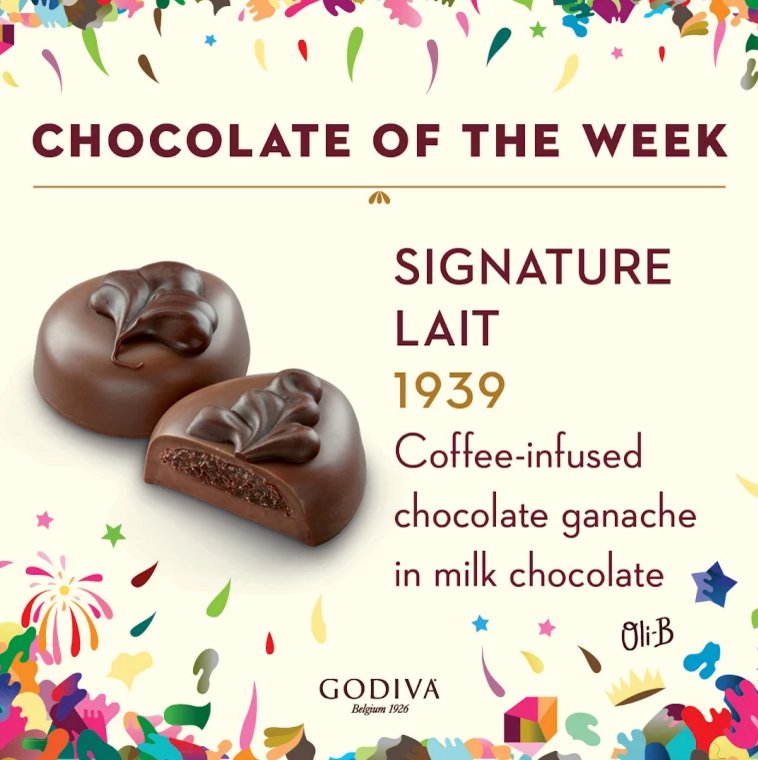 GodivaUK's tweet photo. Kick start your week with our #ChocolateOfTheWeek, a seriously tempting coffee ganache #Godiva90 #MondayMotivation https://t.co/0ApsEbytgE