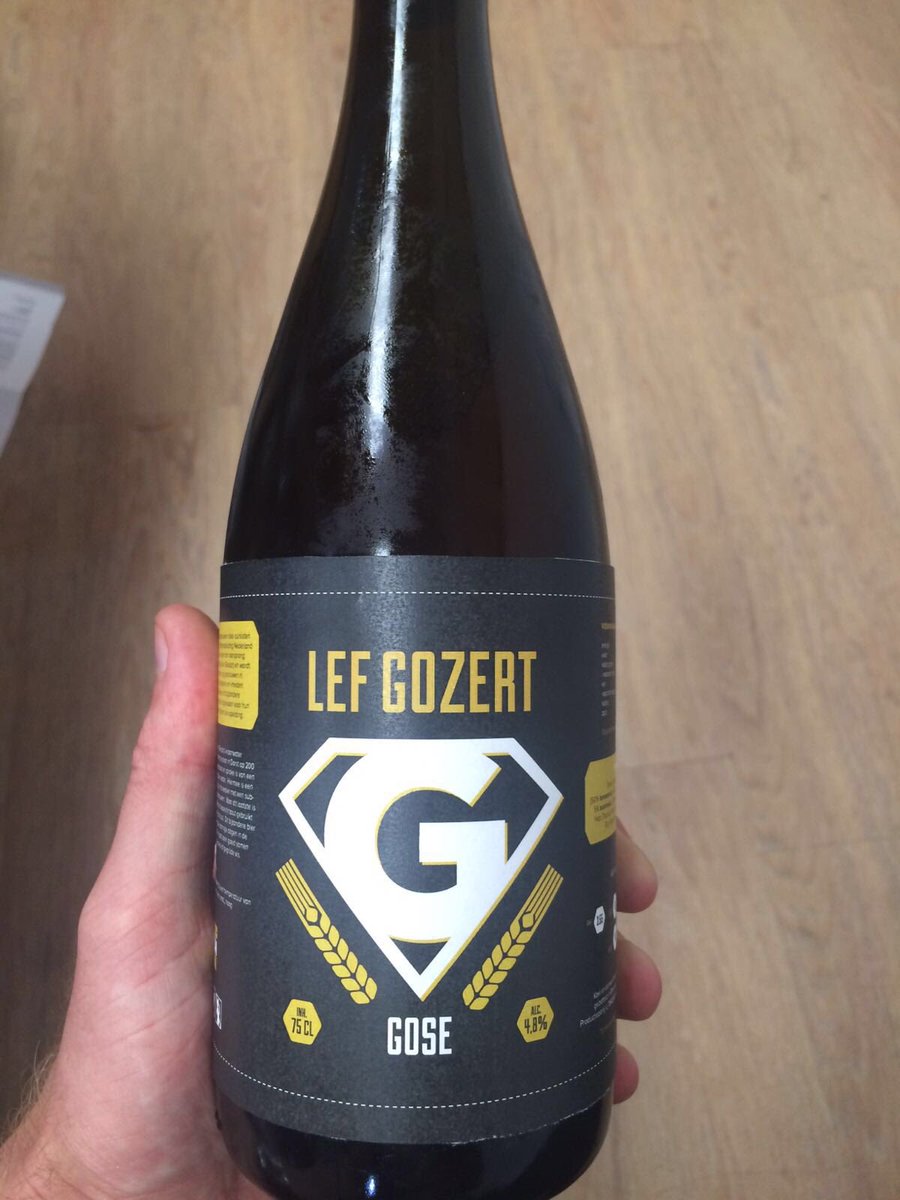 Lefgozert. Mooie Gose. Gebrouwen door de lefgozers en -meiden van #StiBon 2 Amsterdam.