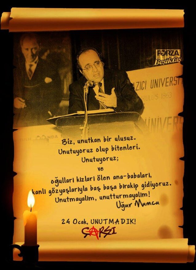 #UğurMumcu Biz unutkan bir ulusuz. unutuyoruz olup bitenleri...
Unutmadık.Rahmetle.Saygıyla..Özlemle..İyi ki Doğdun