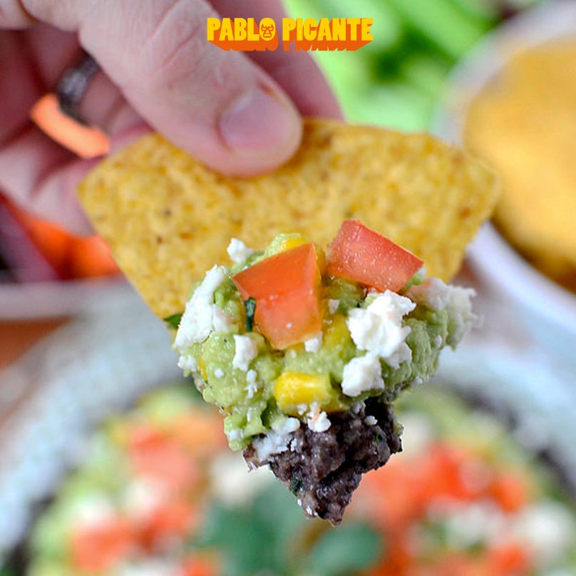 PabloPicanteIRL's tweet image. Add tortilla chips y guacamole to help beat the spice. 🔥 #MuyPicante #ChipNDip
