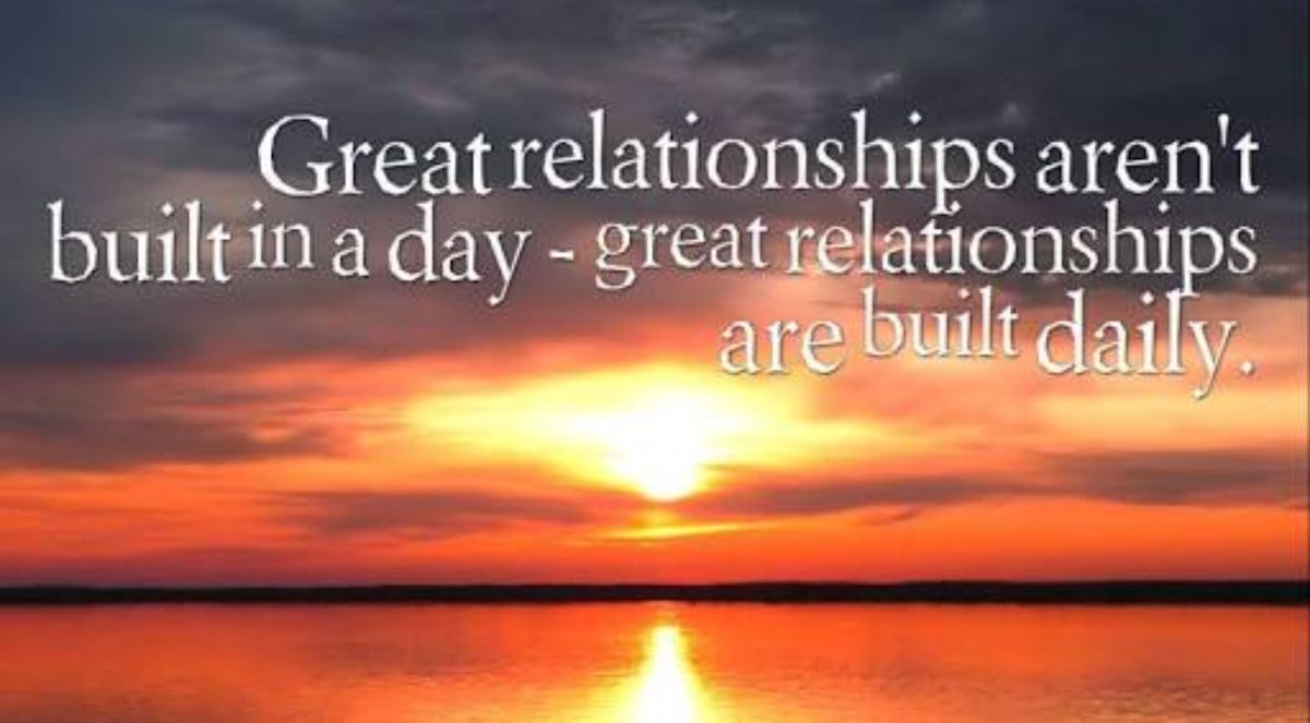 BrentJvV's tweet image. Great relationships aren&apos;t built in a day - great relationships are built daily. 👥 #MondayMotivation