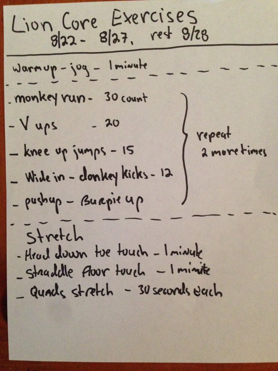 dugLiontrainer's tweet image. #strongtothecore