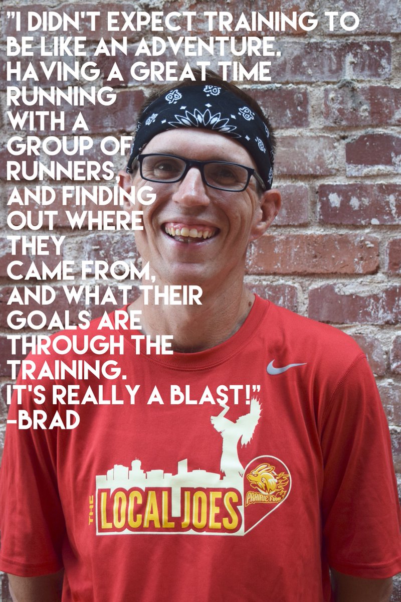 runpfm's tweet image. Are you having fun during training? @RunningBatman is! Check in on #PFMJoe and his @GoRunWichita training.