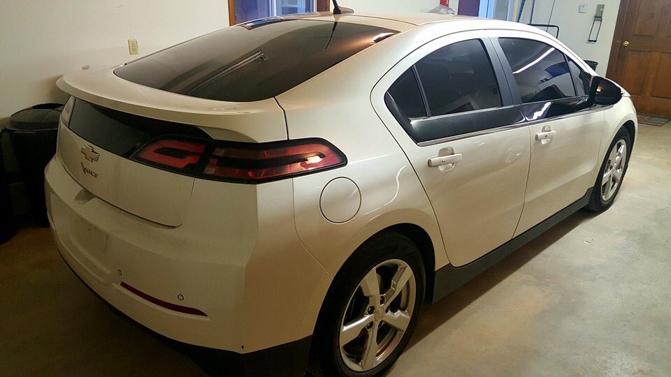 WRVoltec's tweet photo. Steven W. shares his first modification to his 2013 @ChevyVolt - Tinted Windows - looking good! #CustomVolt https://t.co/6GNrJAQorY