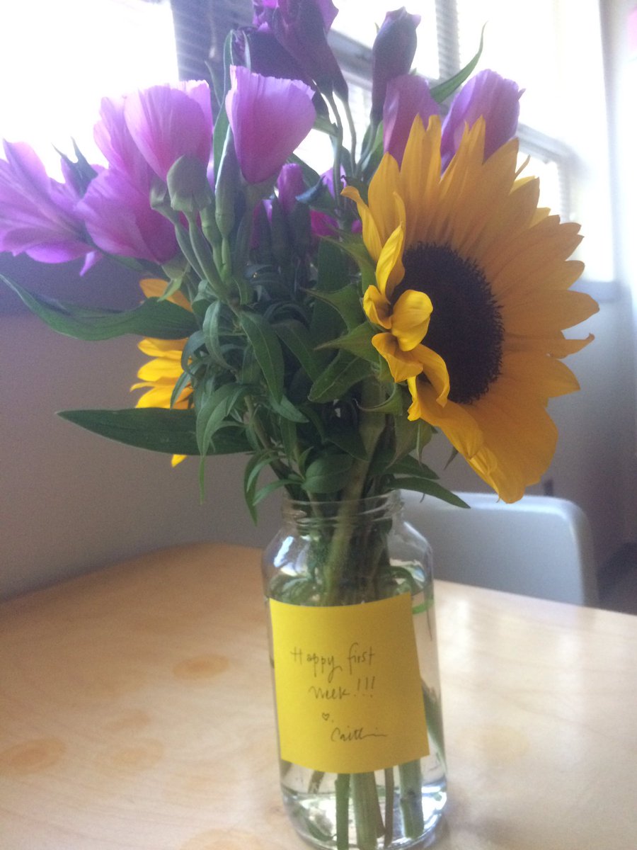 inkedtentacles's tweet image. Aww. Feeling so welcome on the first day of school! Thank you @caitlinheimerl ! #prinpd