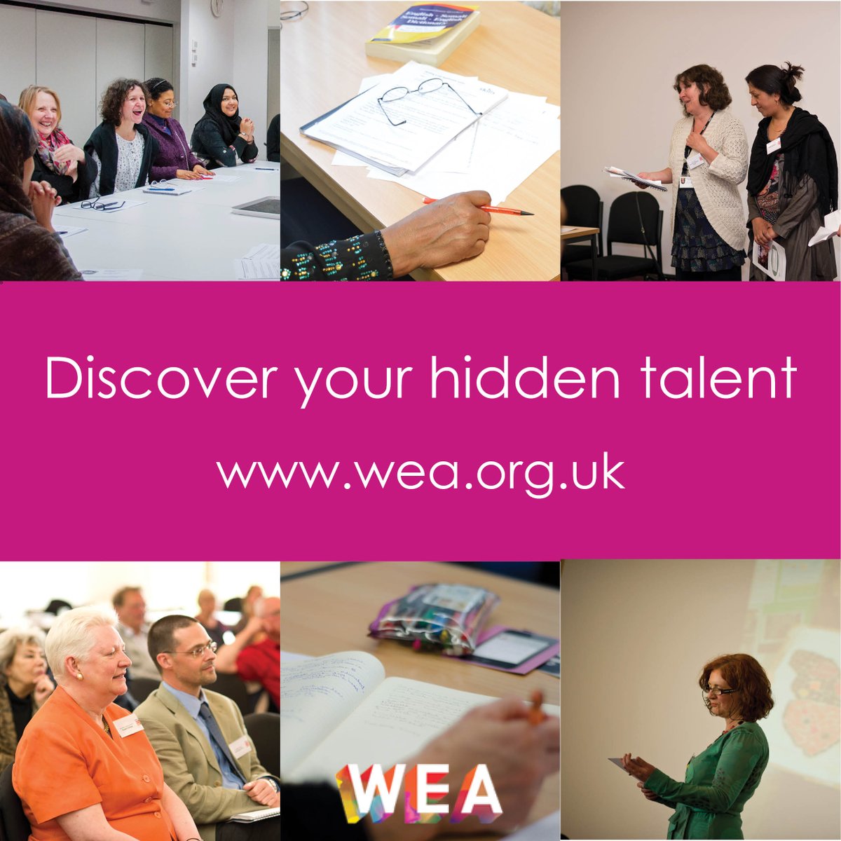 WEAadulted's tweet photo. Looking to brush up your workplace skills? Enrol on a WEA course today! #Literacy #numeracy #ICT #confidencebuilding https://t.co/KU43MYe9NY