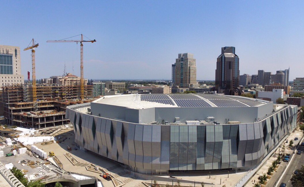 RideDowntown916's tweet photo. Buzzed around the @Golden1Center @docosacramento today. Looking great!
We'll be in there in no time. #RegionRising https://t.co/foL6MWxDpC