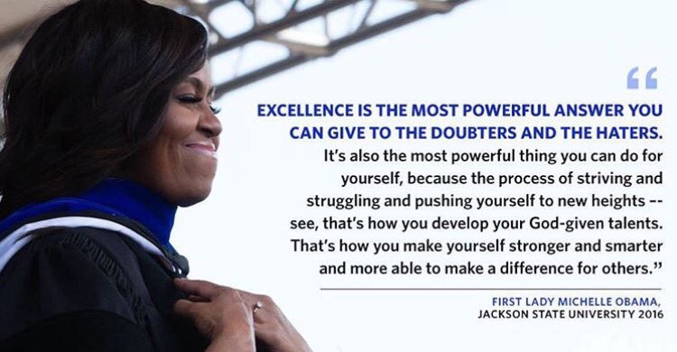 BetterMakeRoom's tweet photo. Here's some words of inspiration from @FLOTUS to get you going on this #FirstDayOfSchool2016! ✨📚📝 https://t.co/3x4A2xw6FL