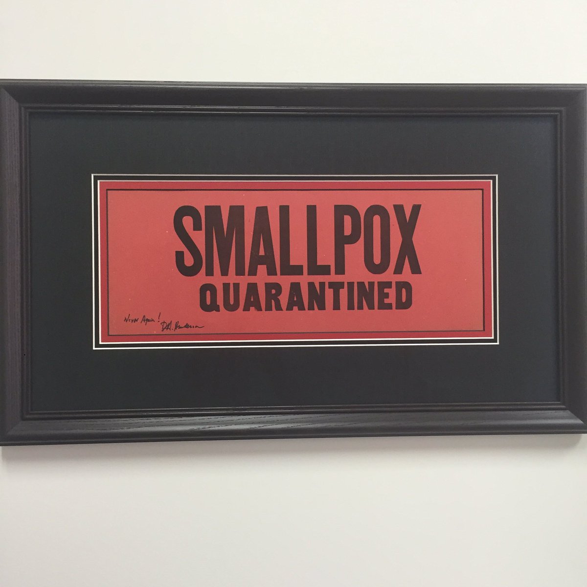 BioAndBaseball's tweet image. Never Again! - DA Henderson