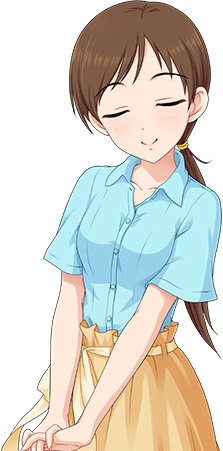 デレステクール透過画像bot No Twitter 新田美波 表情1 T Co Ka3bs1fwox