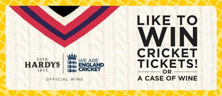 RT &amp; follow us to #win a case of Hardys wine or a pair of T20 tickets!

Ts &amp; Cs goo.gl/MHrIUH