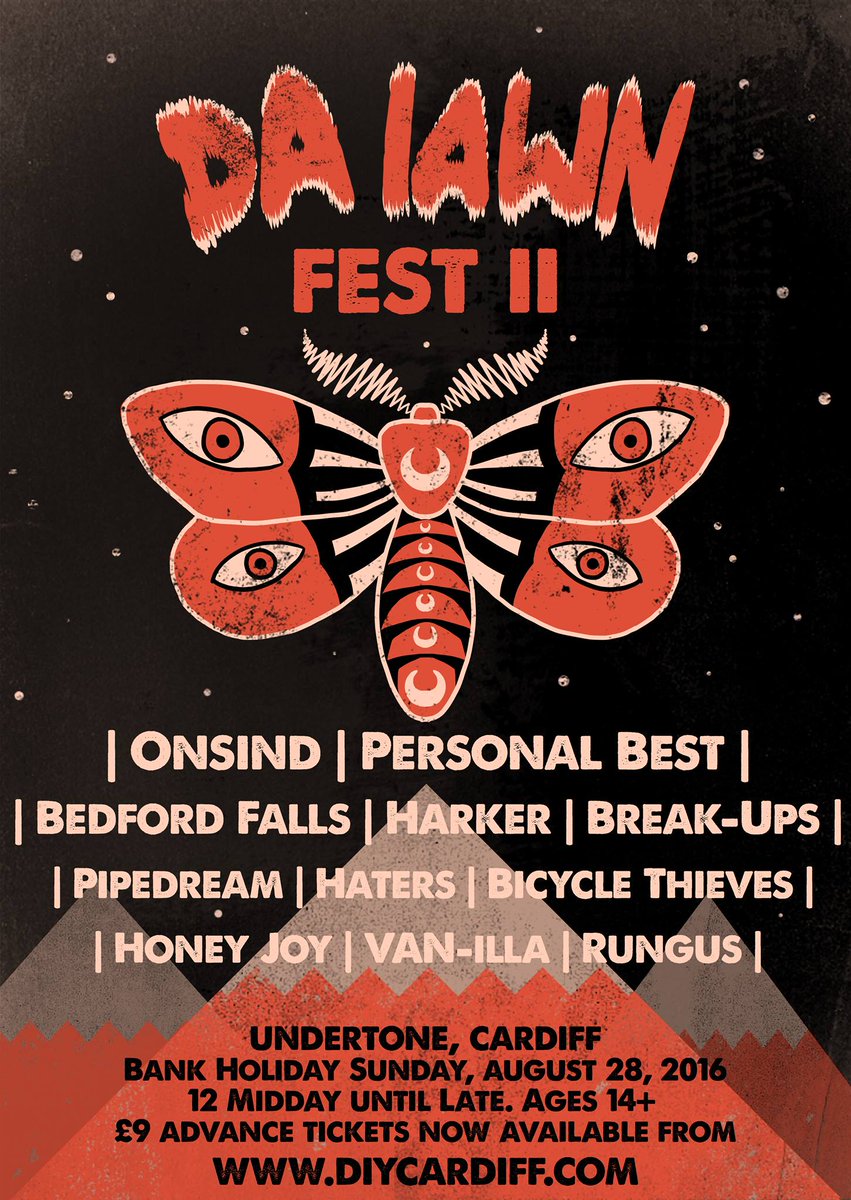 DIYCDF's tweet photo. Da Iawn Fest is on Sunday! Tix go off sale on Weds so they'll arrive in time via post. Grab'em #livefastdaiawn https://t.co/2CTEQsjoBk