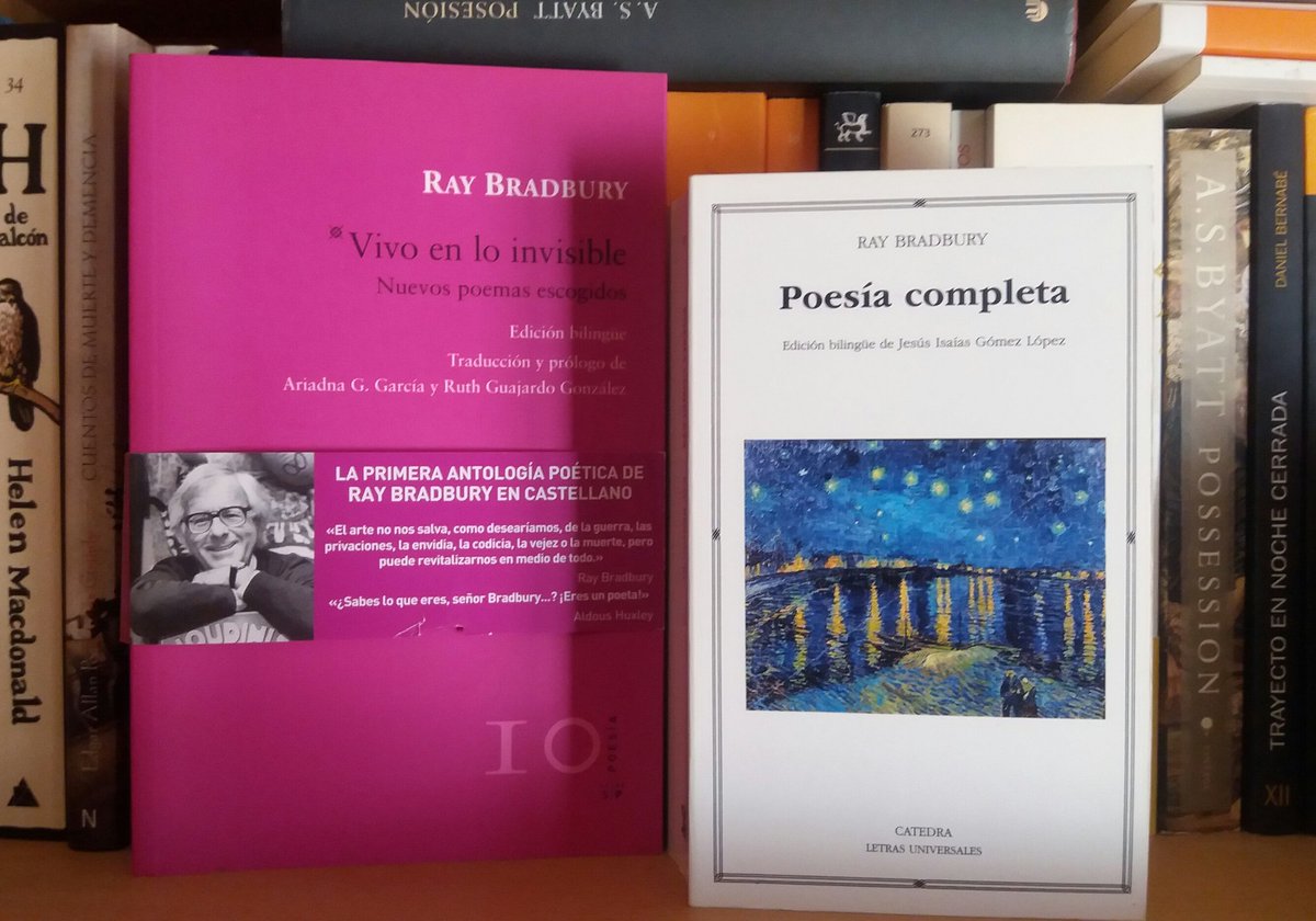 Bradbury también era un poeta fantástico. Gracias a <a href="/Catedra_Ed/">Ediciones Cátedra</a> y a <a href="/saltodepagina/">Salto de Página</a> por mostrarnos esta faceta suya.