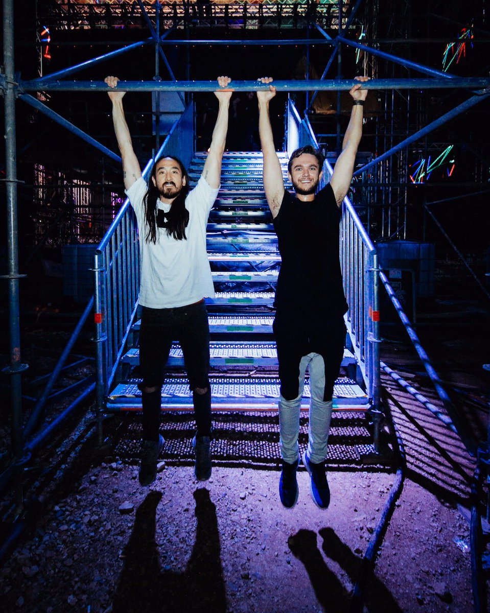 Pull up competition w/ @zedd #aokibootcamp https://t.co/ysisoe0XZK