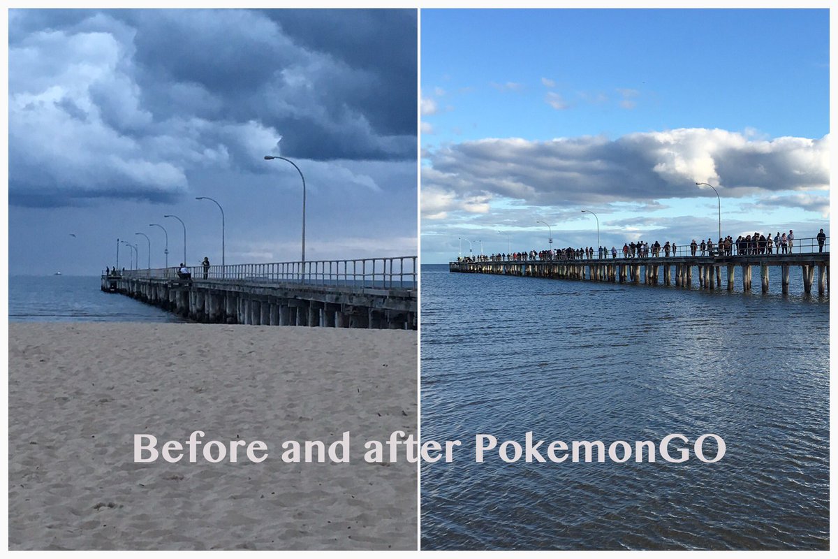acrookgardner's tweet photo. Altona hotspot #PokemonGO #aroundaltona #melbourne #melbswest #pokemon #gottacatchemall #crowds https://t.co/gYFgvJuf1I
