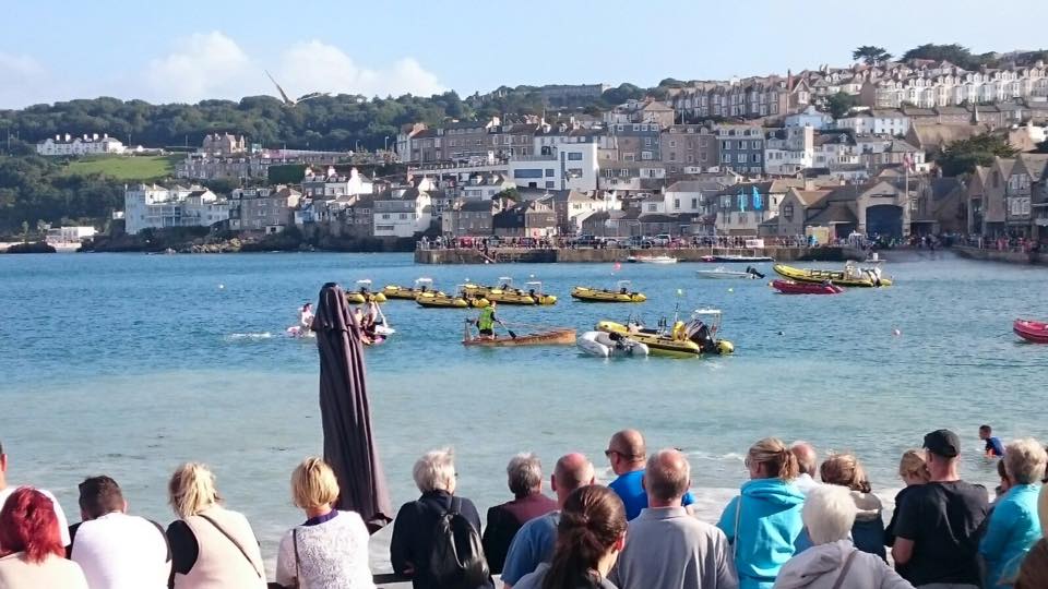 Victory at the St Ives raft race! #Cornwall