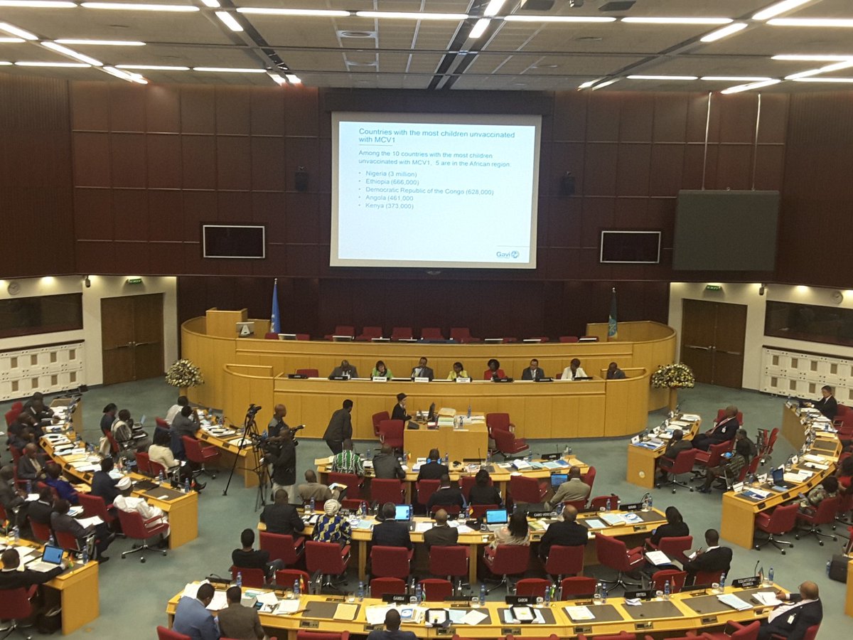 MFAEthiopia's tweet photo. #GAVIAlliance side event underway at the #AFRC66 at the #UNECA @DrTedros @WHOAFRO @WHO https://t.co/75CmUFmKqC