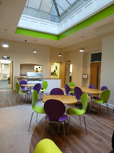 A #funky #refurbishment of a community support café in #Maidstone, #Kent bit.ly/2baxxGi