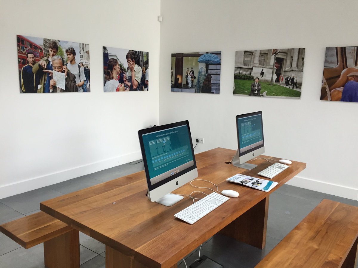 jonathankitchen's tweet image. @mattustu great looking exhibition down at #theprintspace