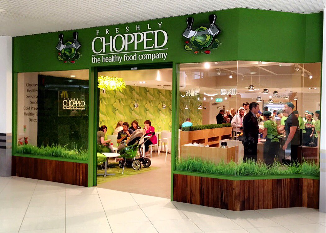 BrianLBruce's tweet photo. CHOPPED TALLAGHT NOW OPEN!!!!! FREE FOOD till 1pm the half price for the rest of the day. #healthyfood #fitfood https://t.co/6N1D6ugQ5a