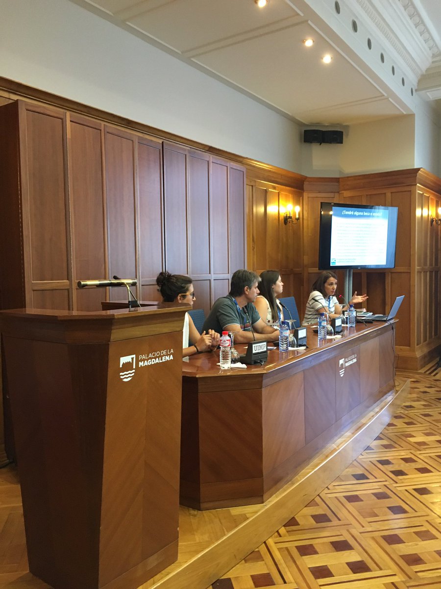 dosanz10's tweet photo. En la charla sobre #Erasmus e Internacionales en el #AulaOrtegayGasset con Teresa Susinos vicerrectora de Cantabria https://t.co/riBHQv3HWy