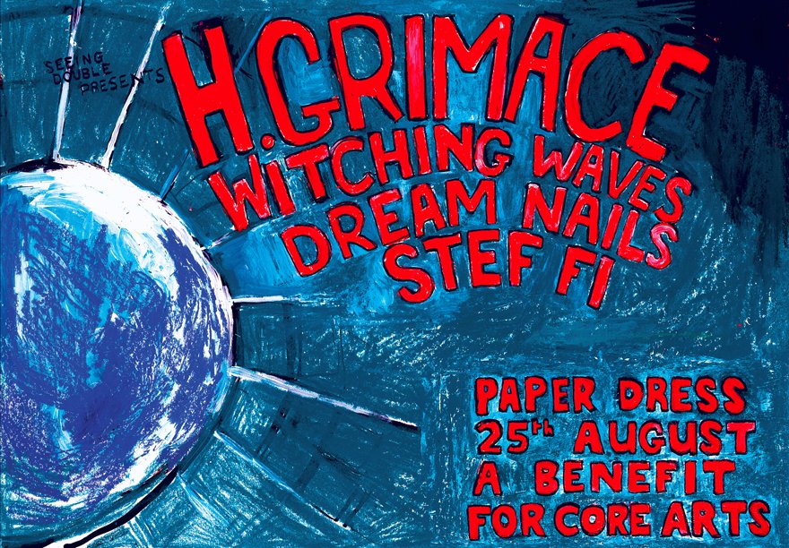 seeingd2ble's tweet image. Next show: @HGrimace @yourdreamnails @witchingwaves &amp;amp; @Stephanopolus, benefit for @coreartshackney at @paperdressed