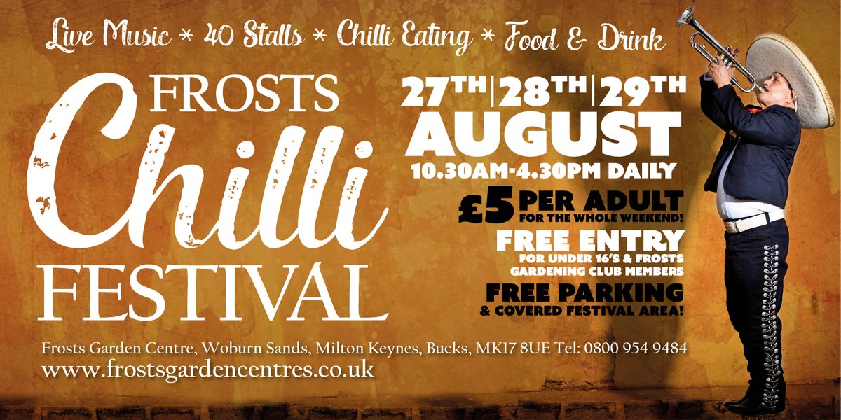 FGFoodFestivals's tweet image. Catch @MushemiFire at Frosts Chilli Festival, Milton Keynes this Sat 27 - Mon 29 August. goo.gl/7fVIYl