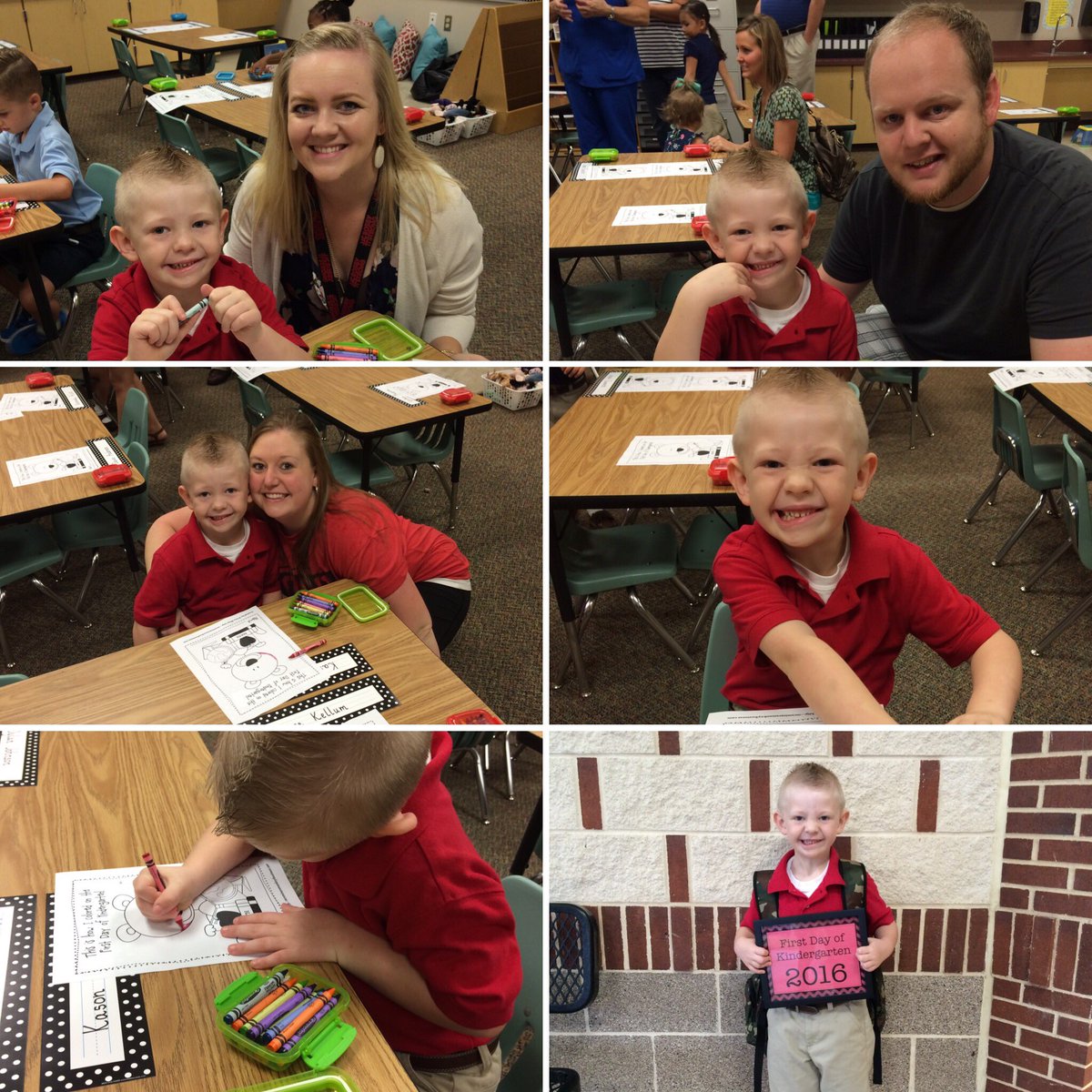 JenMKayy's tweet photo. My sweet boy did great this morning! So proud of him $ can't wait to see what's in store for him this year! #kinder https://t.co/QoRSbXRqLY