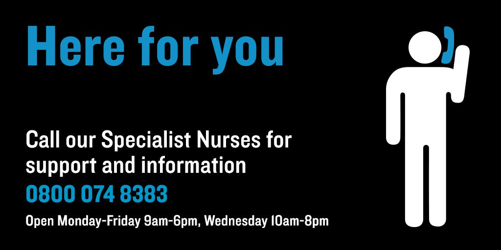 ProstateUK's tweet image. Our Specialist Nurses are here to support you all week, and there's no such thing as a silly question.