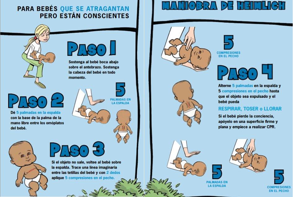 guardiacivil's tweet photo. Llegado el caso ¿sabes qué hacer si un #bebé se atraganta?
#5 palmadas
#5 compresiones
Puedes salvar su VIDA
☎️112 https://t.co/Ned9pLRgxz