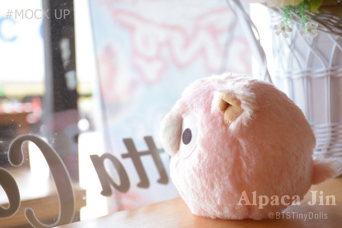 BTSTinyDolls's tweet photo. [#BTStiny] เจ้าก้อน Alpaga Jin ชมพูฟูฟ่อง ตัวนิ่มๆ https://t.co/UxNzJaZWW8