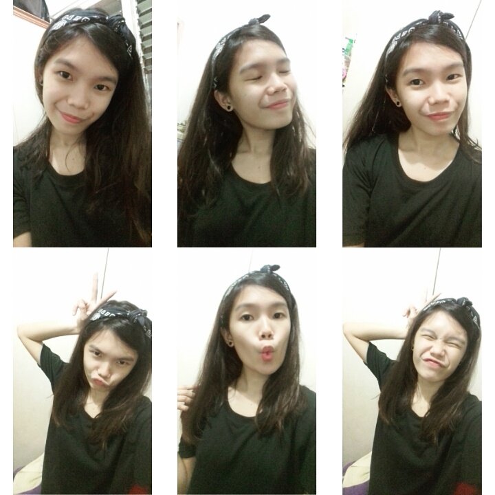 claiclaireee's tweet image. HELLO ✌😉💕🙋 #black #feelKoLang #selfie