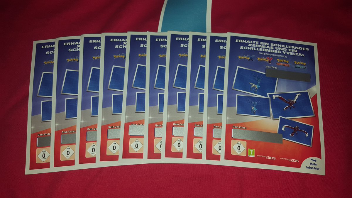 TaDavidID's tweet image. Ich verlose 10 Shiny Xerneas &amp;amp; Yveltal Codes von der Gamescom!
RT + Follow um teilzunehmen. Ende 31.8
Viel Glück! :D